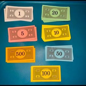 Monopoly replacement money
